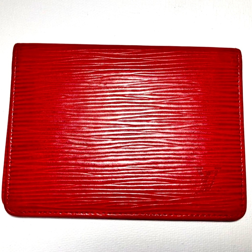 LOUIS VUITTON EPI CARD HOLDER/WALLET